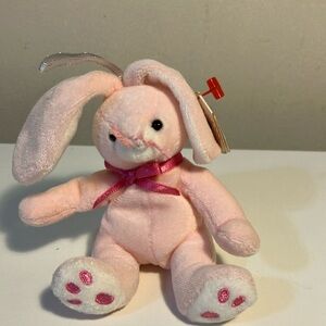 Pink Plush Bunny with Bow